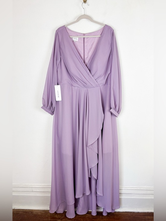 Dresses & Skirts - NWT Lavetir Lavender Purple Chiffon Bridesmaid Maxi Dress Sz A18